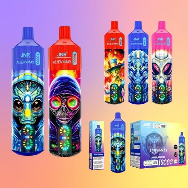 JNR Alien Max 18000 Puffs - JNR Nederland JNR Alien Max 18000 Puffs - JNR Nederland