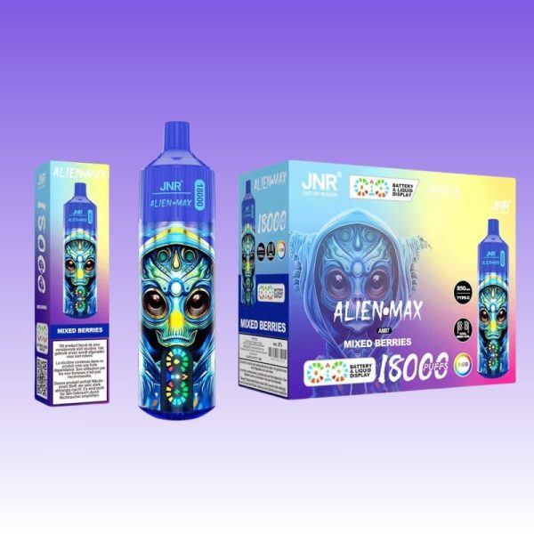 JNR Alien Max 18000 Puffs - JNR Nederland JNR Alien Max 18000 Puffs - JNR Nederland