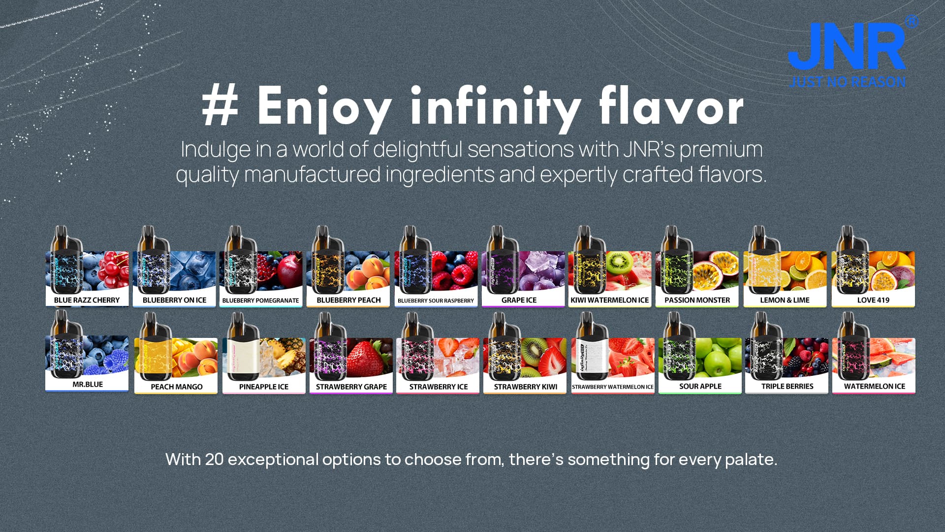 JNR Infinity Box 10700 Puffs - JNR Nederland JNR Infinity Box 10700 Puffs - JNR Nederland