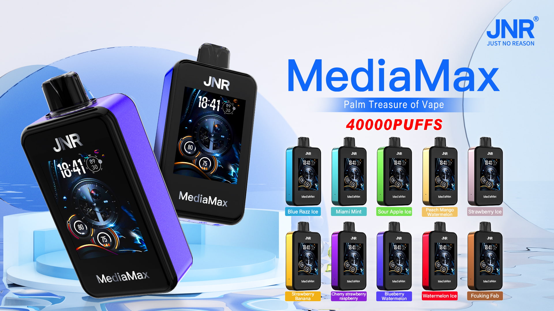 JNR Mediamax 40000 Puffs - JNR Nederland JNR Mediamax 40000 Puffs - JNR Nederland