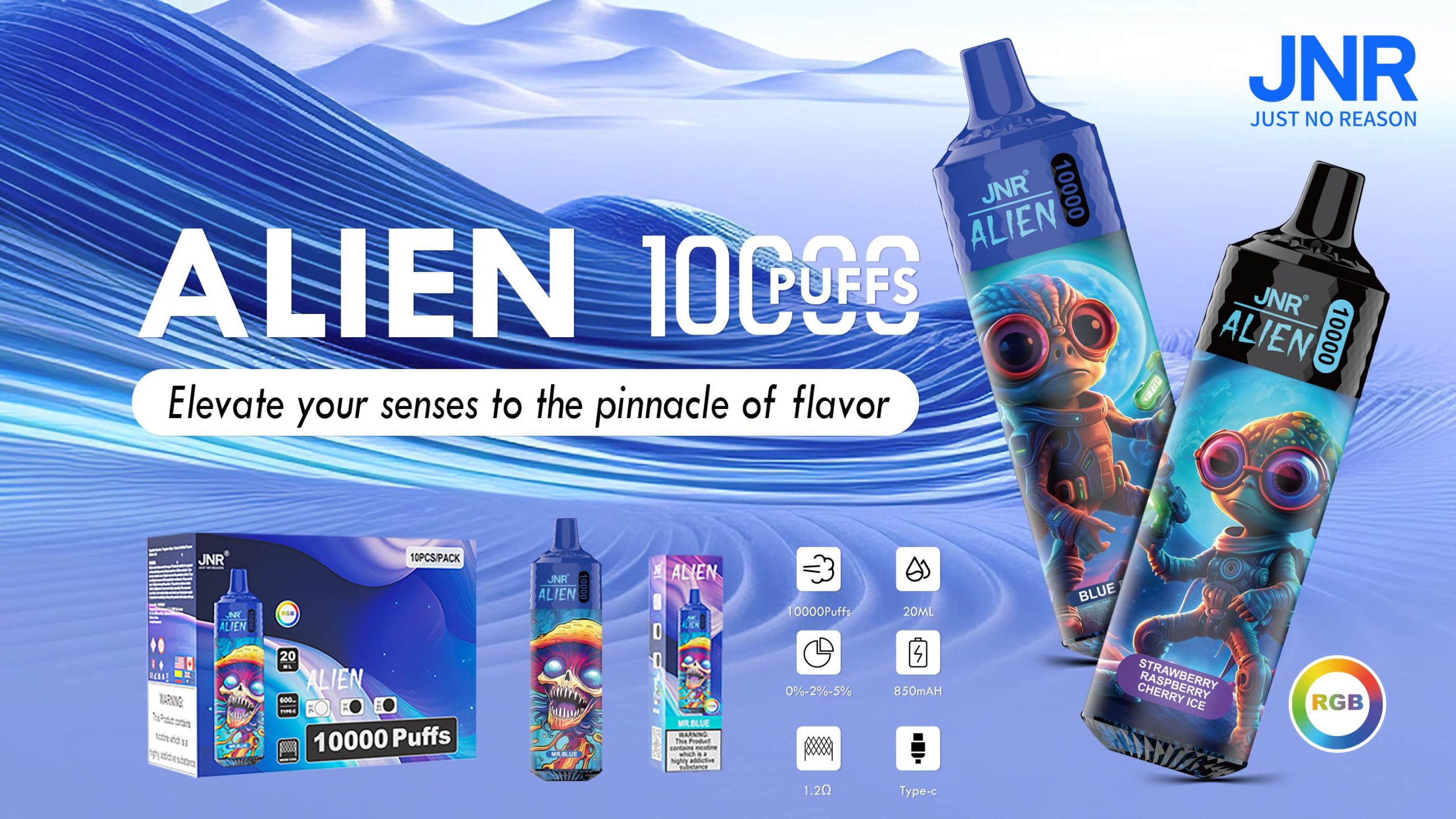 JNR Alien 10000 puffs - JNR Nederland JNR Alien 10000 puffs - JNR Nederland