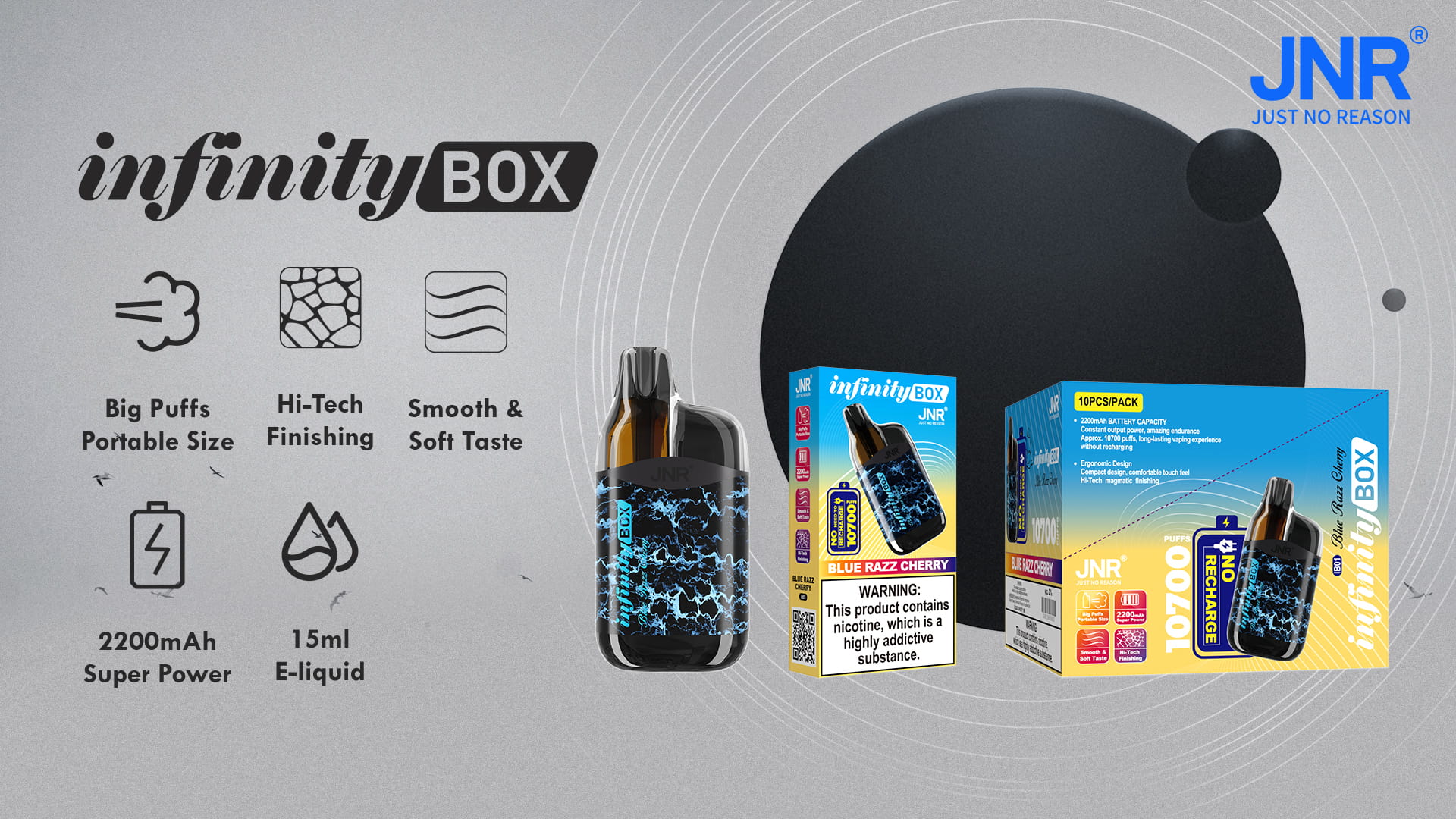 JNR Infinity Box 10700 Puffs - JNR Nederland JNR Infinity Box 10700 Puffs - JNR Nederland